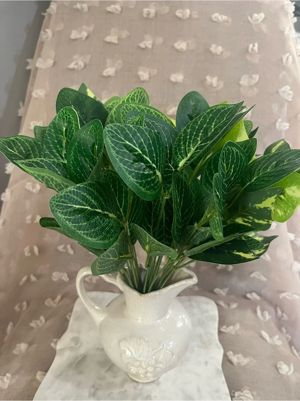 Artificial Green Leaf house plant style flower Arrangement